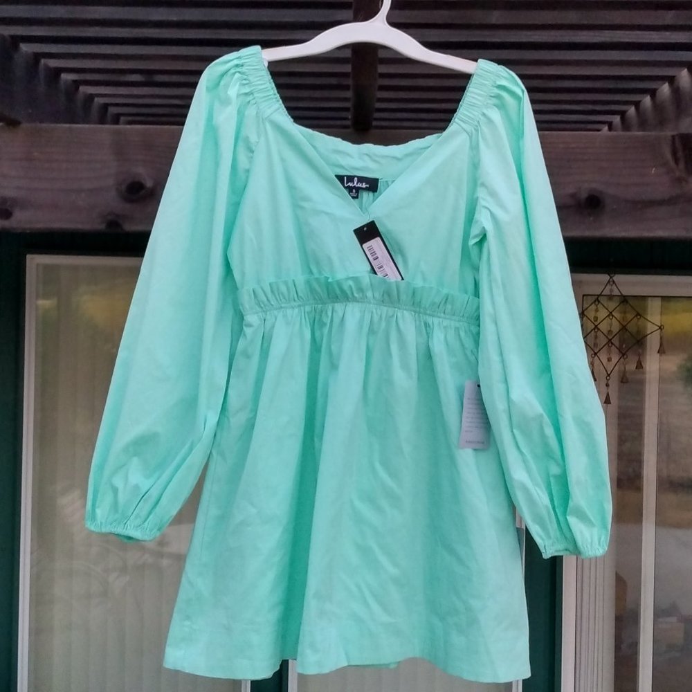 Mint Green Mini Dress_Also Fits S-M